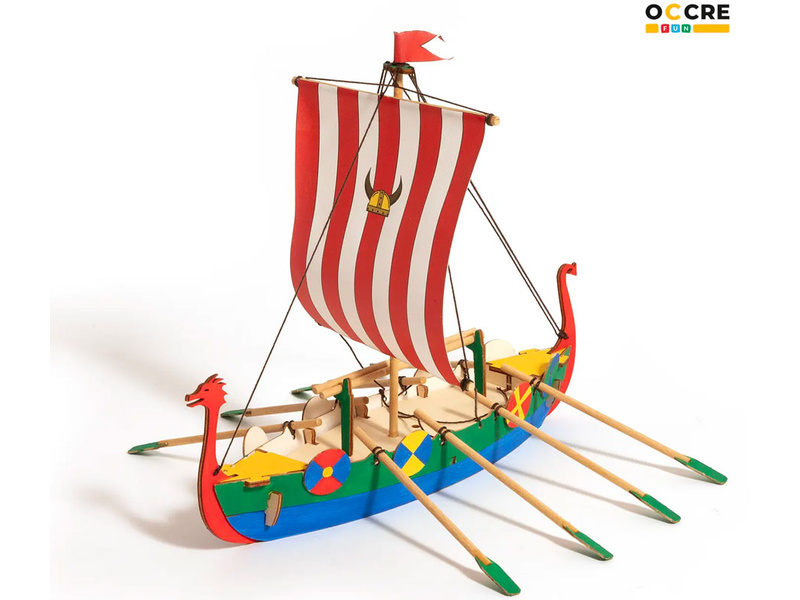 OCCRE Vikingská loď stavebnice pro děti