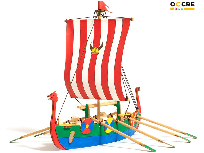 OCCRE Vikingská loď stavebnice pro děti