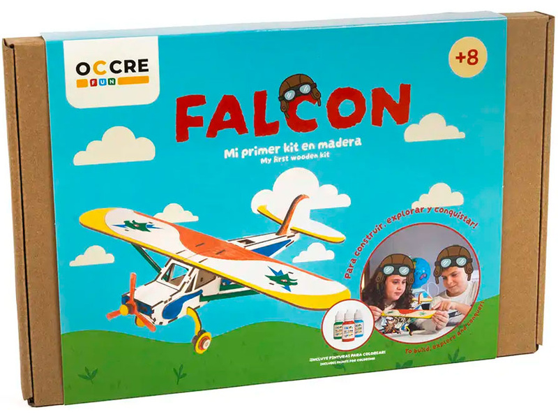 OCCRE Letadlo Falcon stavebnice pro děti