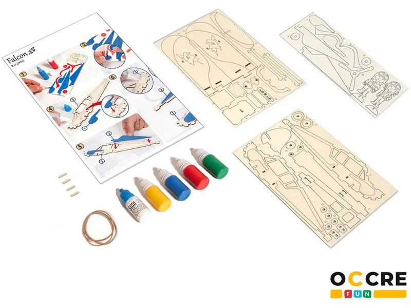 OCCRE Letadlo Falcon stavebnice pro děti