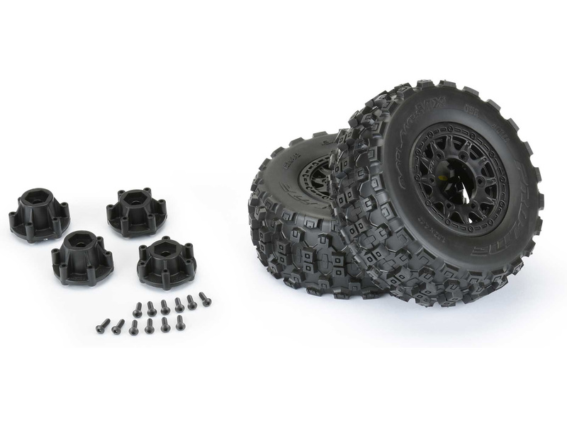 Pro-Line kolo 2.2/3.0", pneu Badlands MX M2, disk Raid H12 černý (2)