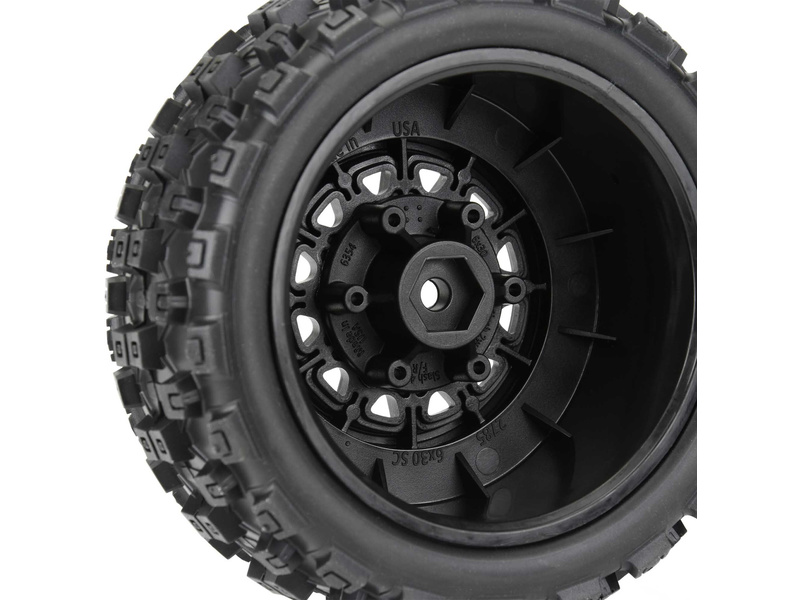 Pro-Line kolo 2.2/3.0", pneu Badlands MX M2, disk Raid H12 černý (2)