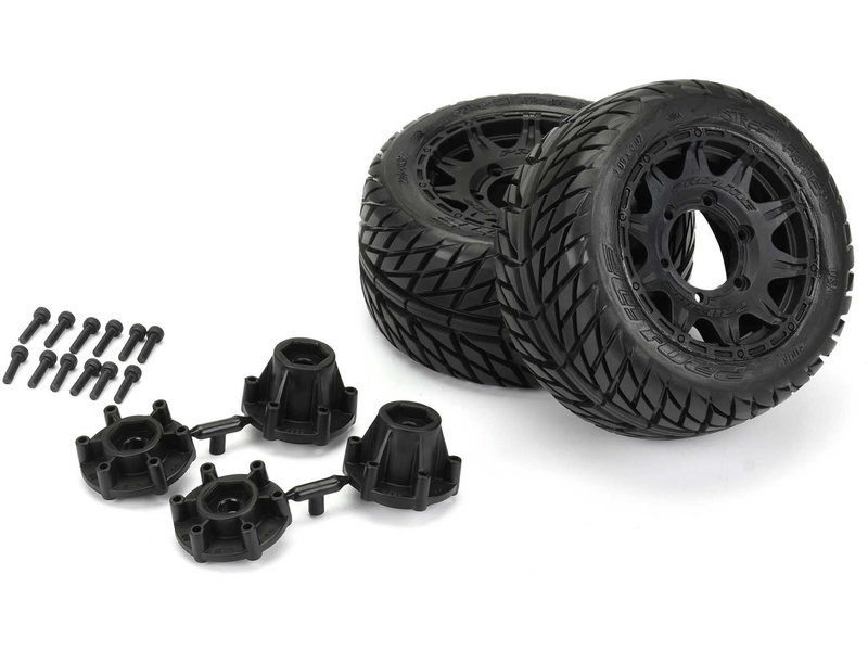 Pro-Line kolo 2.8", pneu Street Fighter LP, disk Raid H12 černý (2)