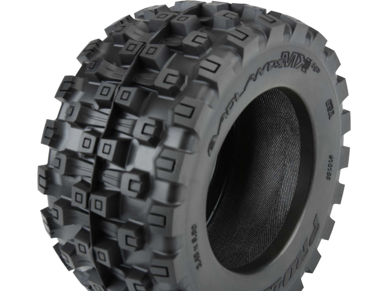 Pro-Line kolo 3.8", pneu Badlands MX38 HP Belted, disk Raid H17 černý (2)