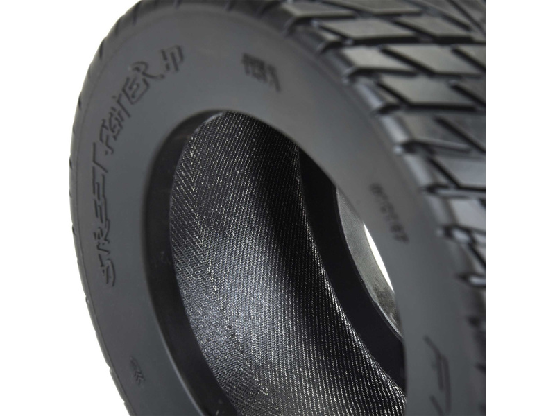 Pro-Line kolo 3.8", pneu Street Fighter HP Belted, disk Raid H17 černý (2)