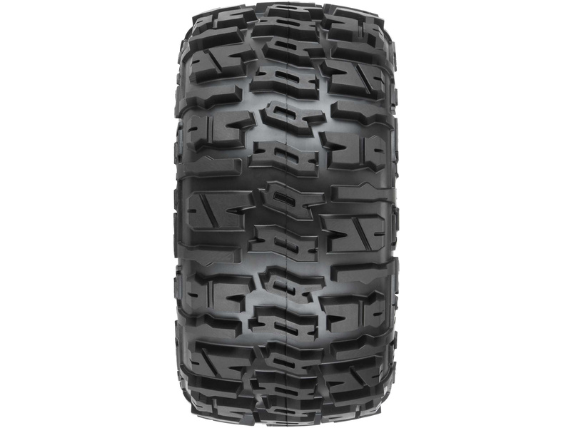 Pro-Line kolo 3.8", pneu Trencher LP, disk Raid H17 černý (2)