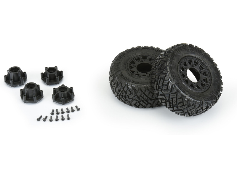 Pro-Line kolo 2.2/3.0", pneu Icon M2, disk Raid H12 černý (2)