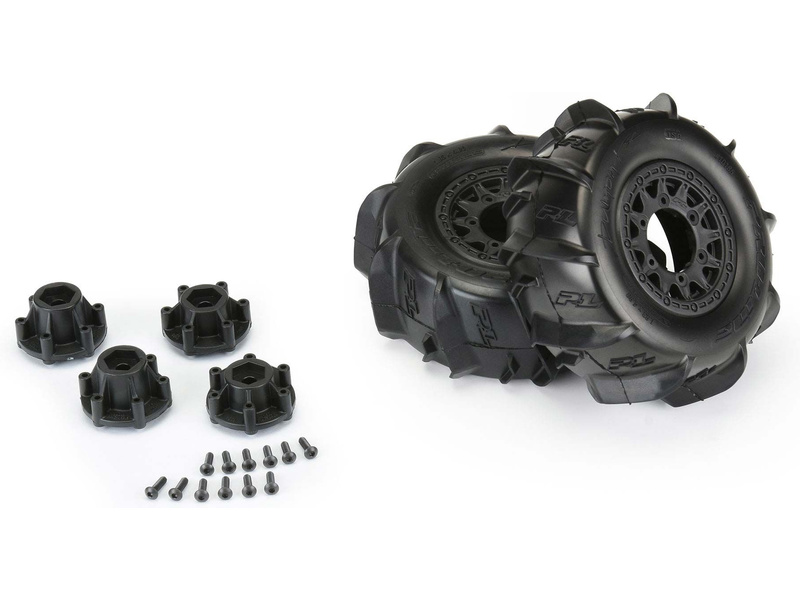 Pro-Line kolo 2.2/3.0", pneu Dumont, disk Raid H12 černý (2)