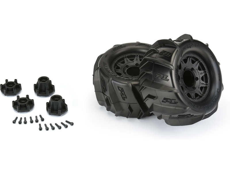 Pro-Line kolo 2.8", pneu Dumont, disk Raid H12 černý (2)