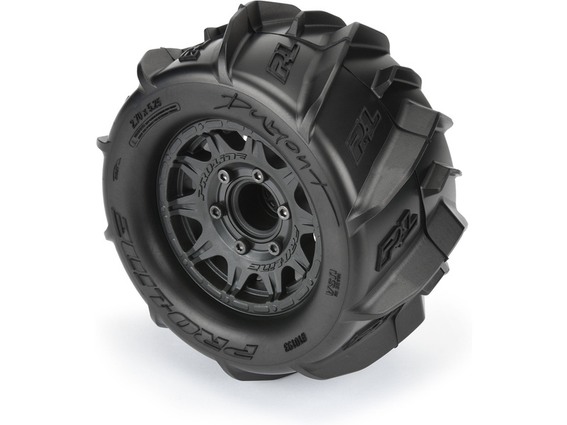 Pro-Line kolo 2.8", pneu Dumont, disk Raid H12 černý (2)