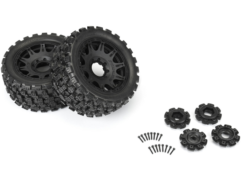 Pro-Line kolo 5.7", pneu Badlands MX57, disk Raid H24 černý (2)