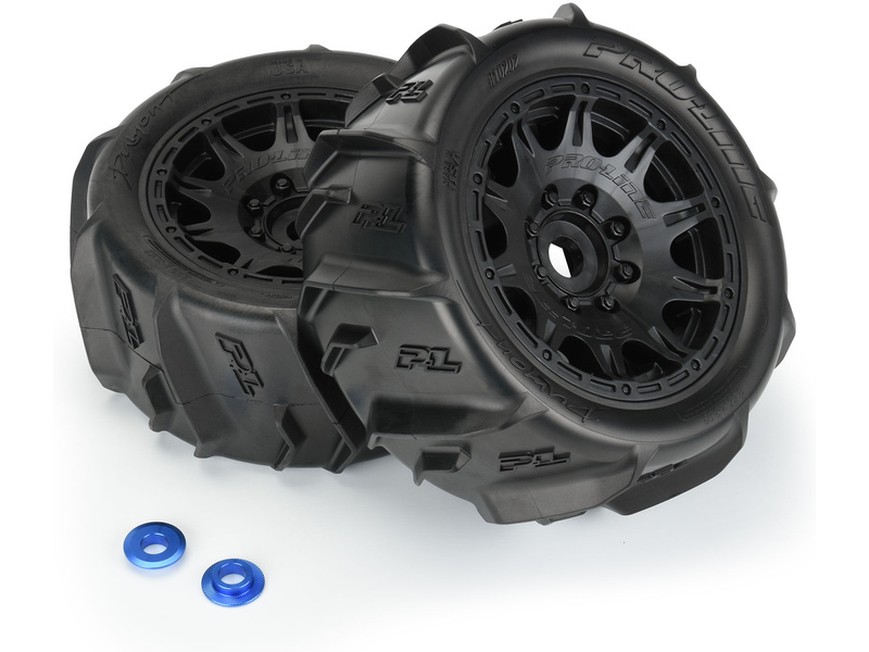 Pro-Line kolo 5.7", pneu Dumont Sand/Snow, disk Raid H24 (2)