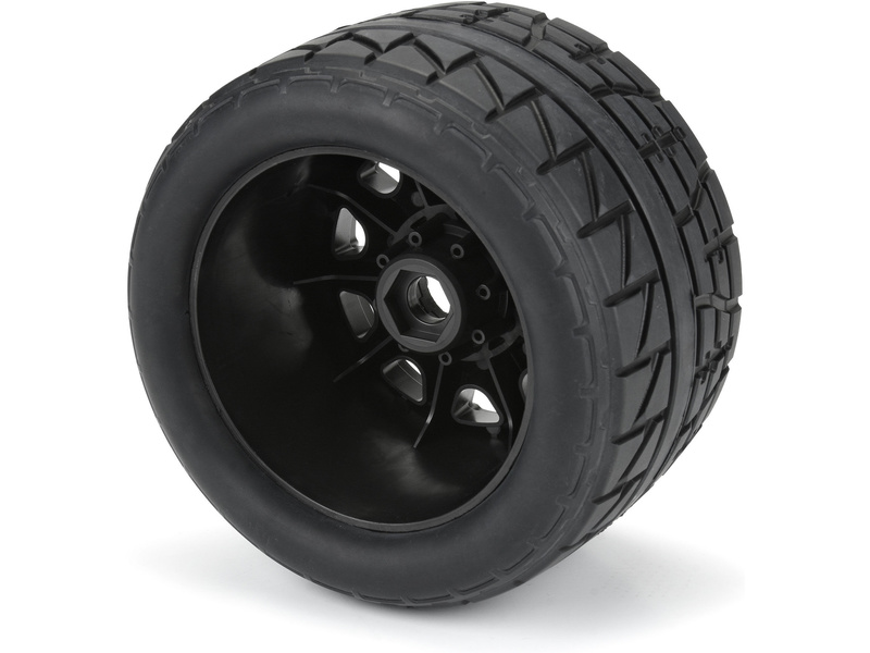 Pro-Line kolo 3.8" 1:8, pneu Menace HP BELTE, disk čený H17 (2)