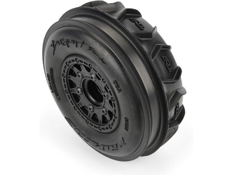 Pro-Line kolo 2.2"/3.0" Dumont Paddle přední, disk černý (2)