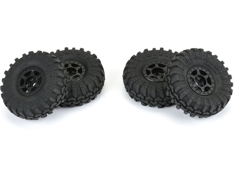 Pro-Line kolo 1.0" 1:24, pneu Interco Super Swamper, disk černý H7 (4)