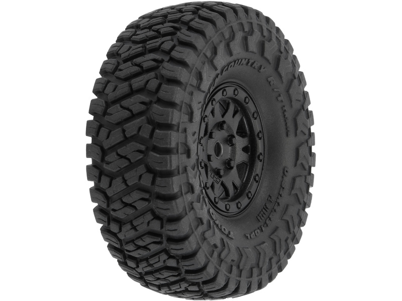 Pro-Line kolo s pneu 1:24 Toyo Open Country 1.0", disk H7 černý+ (4)