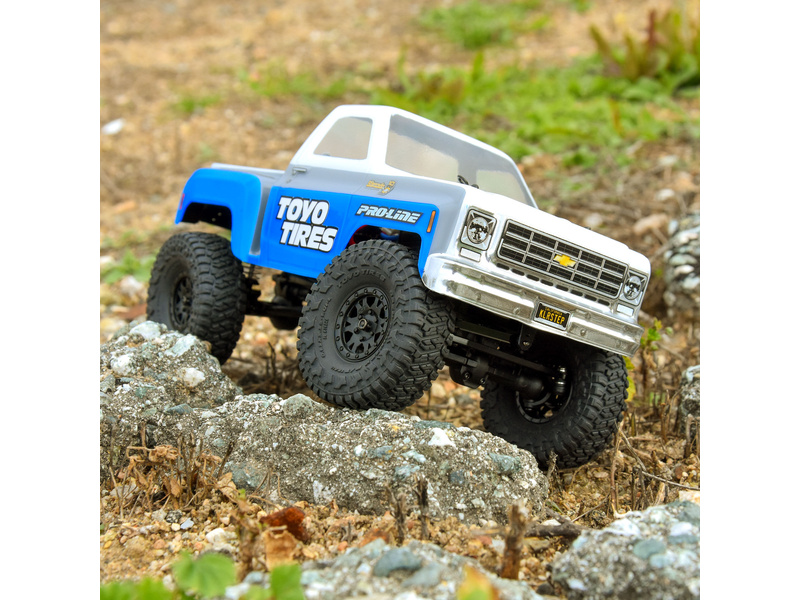 Pro-Line kolo s pneu 1:24 Toyo Open Country 1.0", disk H7 černý+ (4)