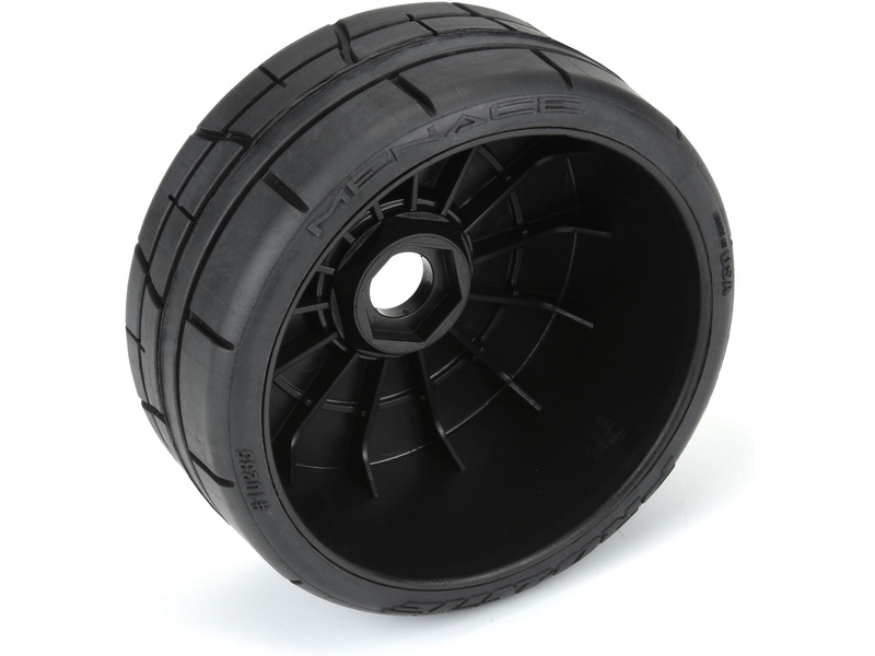 Pro-Line kolo 1:8 Menace HP BELTED Speed Run, disk Mach 10 černý H17 (2)