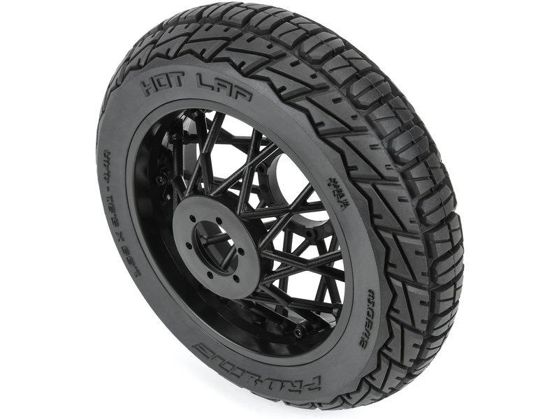 Pro-Line kolo Supermoto s pneu 1:4 Hot Lap MX S3 zadní: Promoto-MX