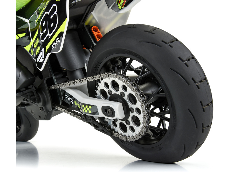 Pro-Line kolo s pneu 1:4 Supermoto 2.0 S3 zadní, disk černý: PM-MX/SM