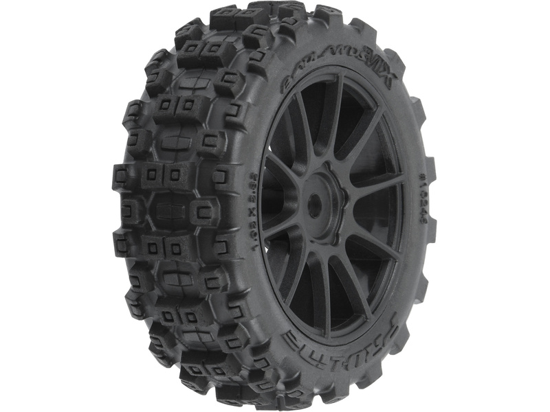 Pro-Line kolo 1.9" Badlands MX Buggy, Mach-10 disk černý: Typhon GROM