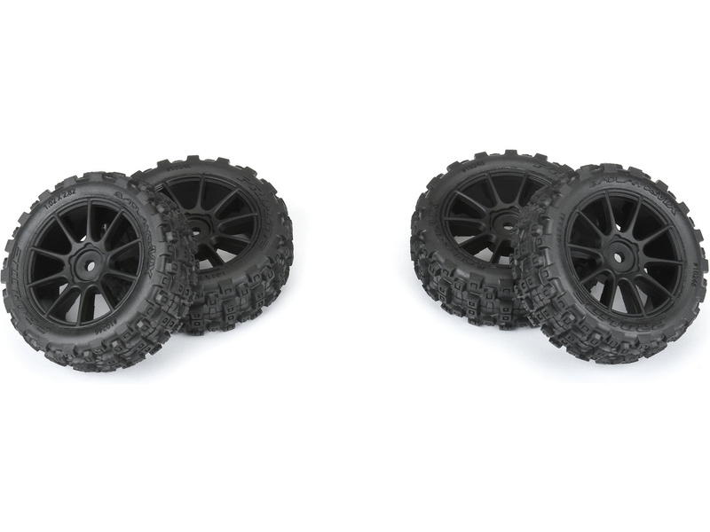 Pro-Line kolo 1.9" Badlands MX Buggy, Mach-10 disk černý: Typhon GROM