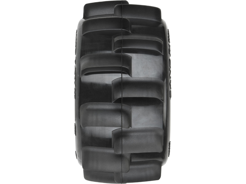 Pro-Line kolo 1:10, pneu 2.8" Sand Paw HP Belted, disk černý Raid 12/14mm (2)