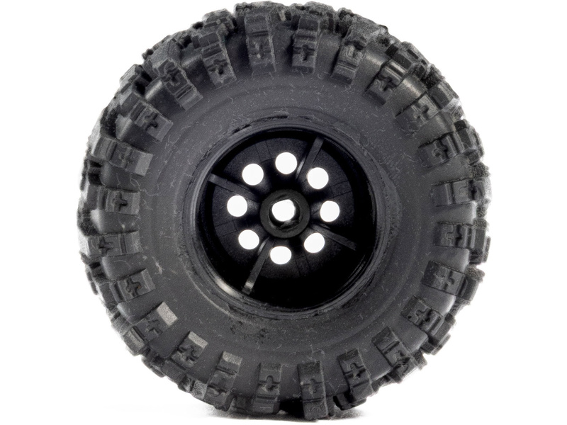 Pro-Line kolo 1:30 s pneu Baja Pro X, disk chromový (4): Axial SCX30