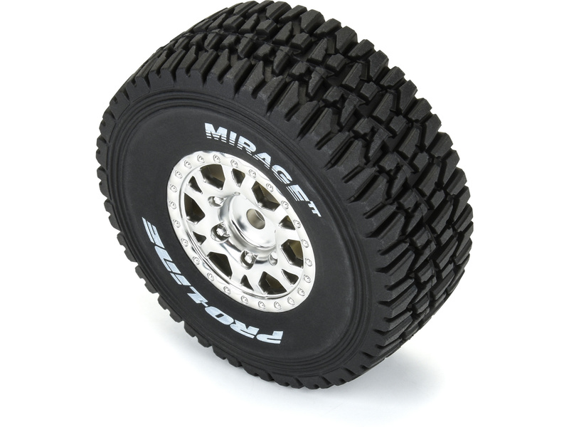 Pro-Line kolo 1:16, pneu Mirage TT, disk stříbrný 12mm (4): Mojave Grom