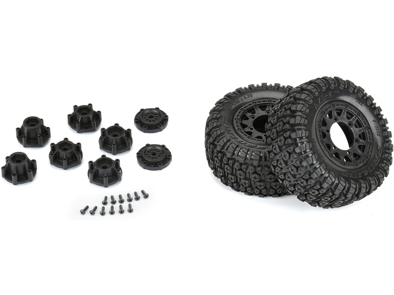 Pro-Line kolo s pneu 2.2/3.0" Aztek SC M2, disk černý Raid 6x30 H12 a H14: Slash, Senton