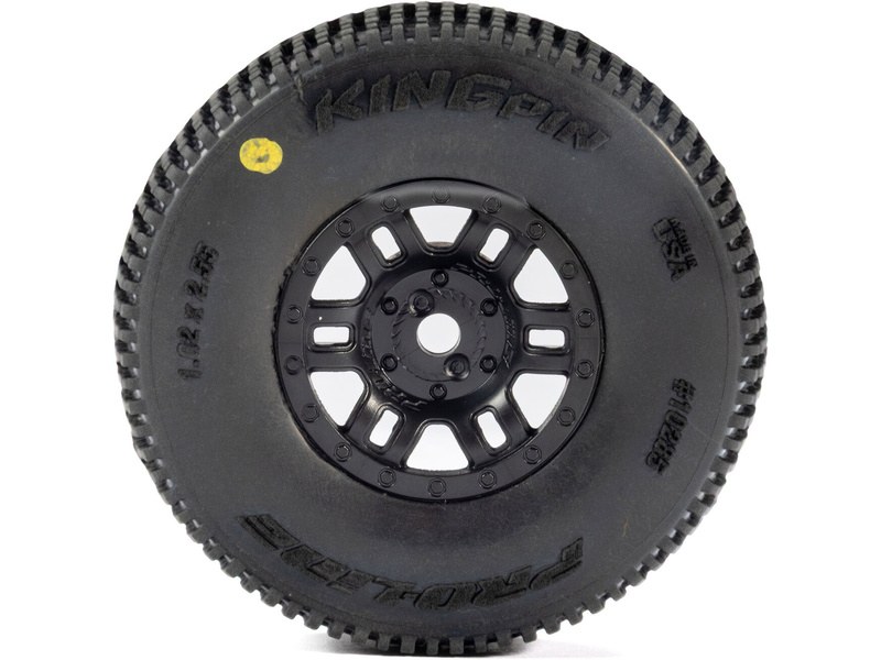 Pro-Line kolo 1:16, pneu King Pin, disk černý H12mm (4): Mojave Grom