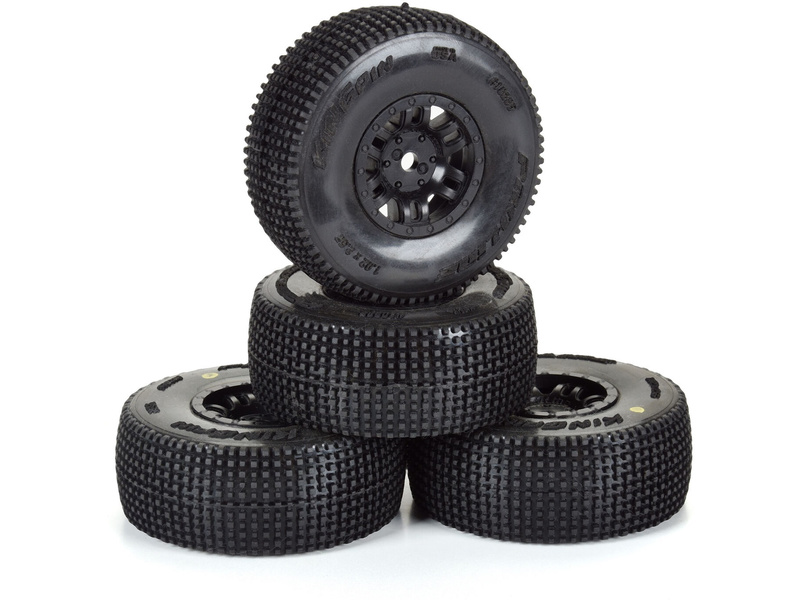 Pro-Line kolo 1:16, pneu King Pin, disk černý H12mm (4): Mojave Grom