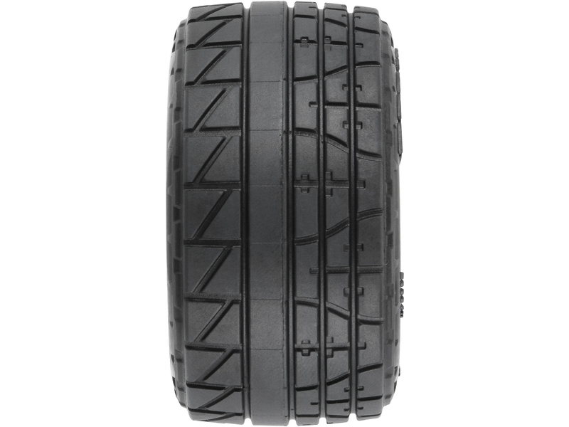 Pro-Line kolo s pneu 1:18 Menace Street H12mm, disk černý (4): Granite GROM