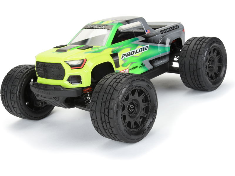 Pro-Line kolo s pneu 1:18 Menace Street H12mm, disk černý (4): Granite GROM