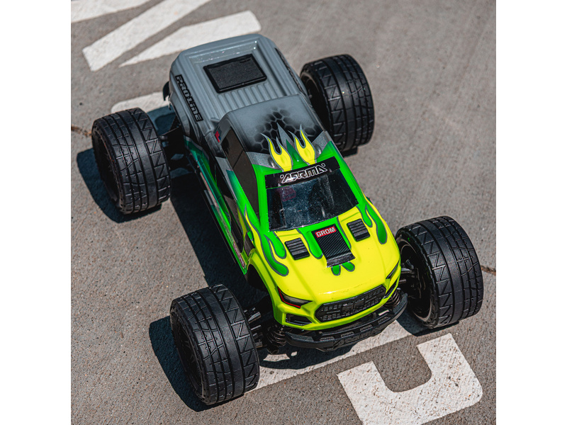 Pro-Line kolo s pneu 1:18 Menace Street H12mm, disk černý (4): Granite GROM