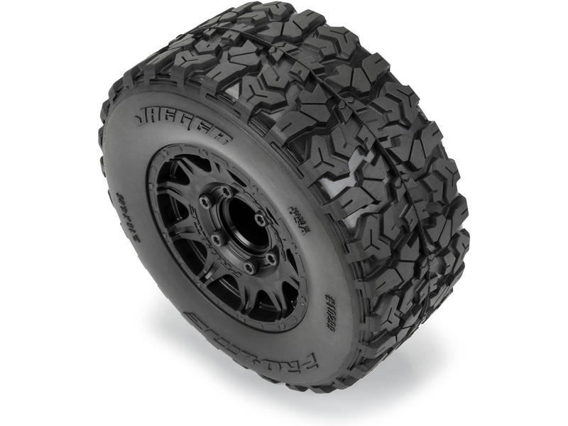 Pro-Line kolo 1:10, pneu 2.8" Jaeger HP, disk černý H12/14mm(2)
