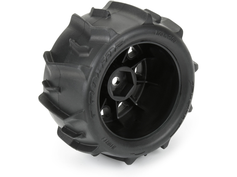 Pro-Line kolo 1:18, pneu Dumont, disk černý, H12mm (4): Granite GROM