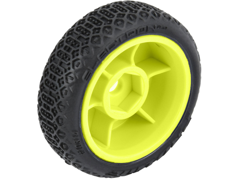 Pro-Line kolo 1:24, pneu Electron 2.0, disk žlutý, H7 (4): Micro-B