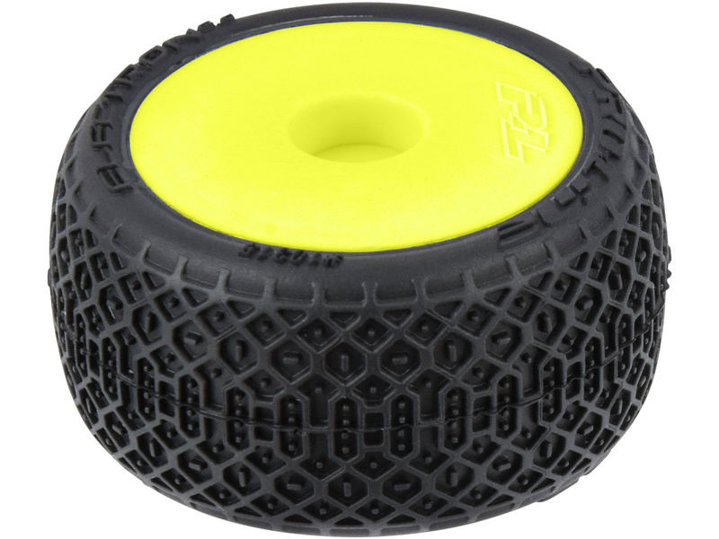 Pro-Line kolo 1:24, pneu Electron 2.0, disk žlutý, H7 (4): Micro-B
