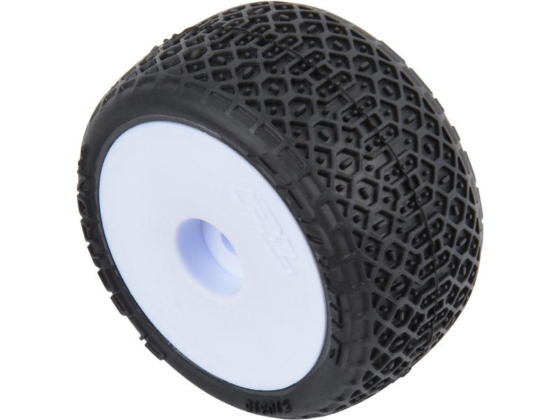 Pro-Line kolo 1:24, pneu Electron 2.0, disk bílý, H7 (4): Micro-B