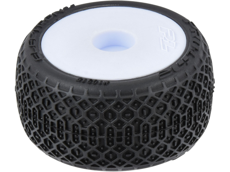 Pro-Line kolo 1:24, pneu Electron 2.0, disk bílý, H7 (4): Micro-B