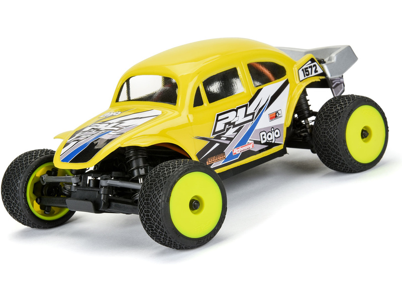 Pro-Line kolo 1:28, pneu Electron 2.0 T, disk žlutý, H7 (4): Micro-T