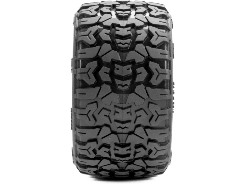 Pro-Line kolo 1:16 s pneu Jaeger, disk Split Six černý 12mm (2): Arrma Mini Kraton