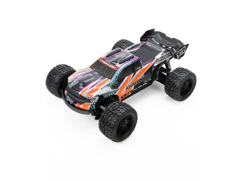 Pro-Line kolo 1:16 s pneu Jaeger, disk Split Six černý 12mm (2): Arrma Mini Kraton