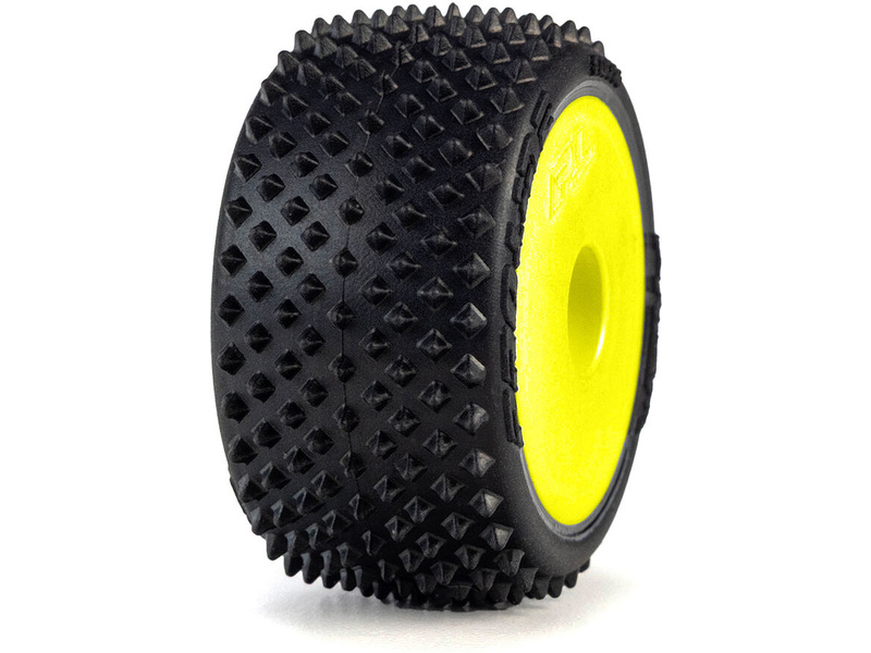 Pro-Line kolo 1:28 kobercové Prism, disk žlutý, Hex 7mm (4): Losi Micro-T