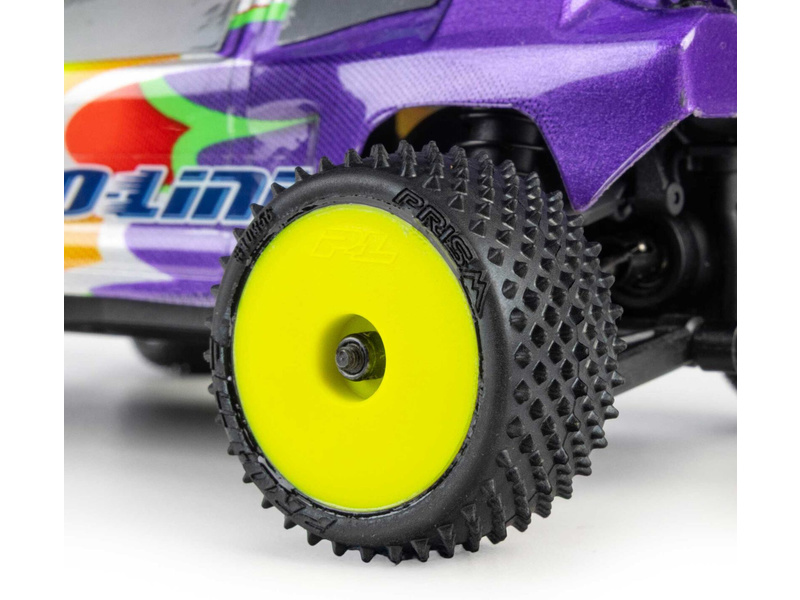 Pro-Line kolo 1:28 kobercové Prism, disk žlutý, Hex 7mm (4): Losi Micro-T