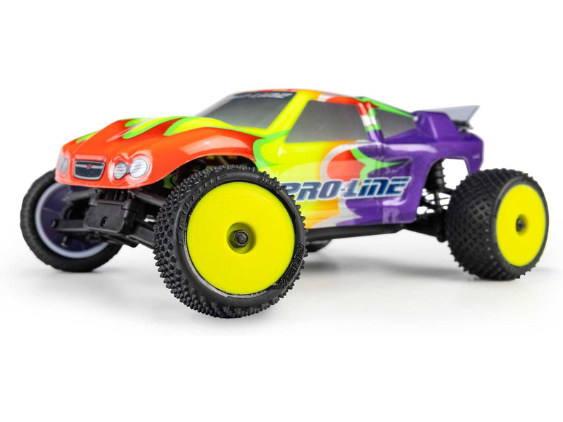 Pro-Line kolo 1:28 kobercové Prism, disk žlutý, Hex 7mm (4): Losi Micro-T
