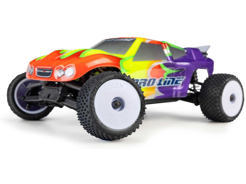 Pro-Line kolo 1:28 kobercové Prism, disk bílý, Hex 7mm (4): Losi Micro-T
