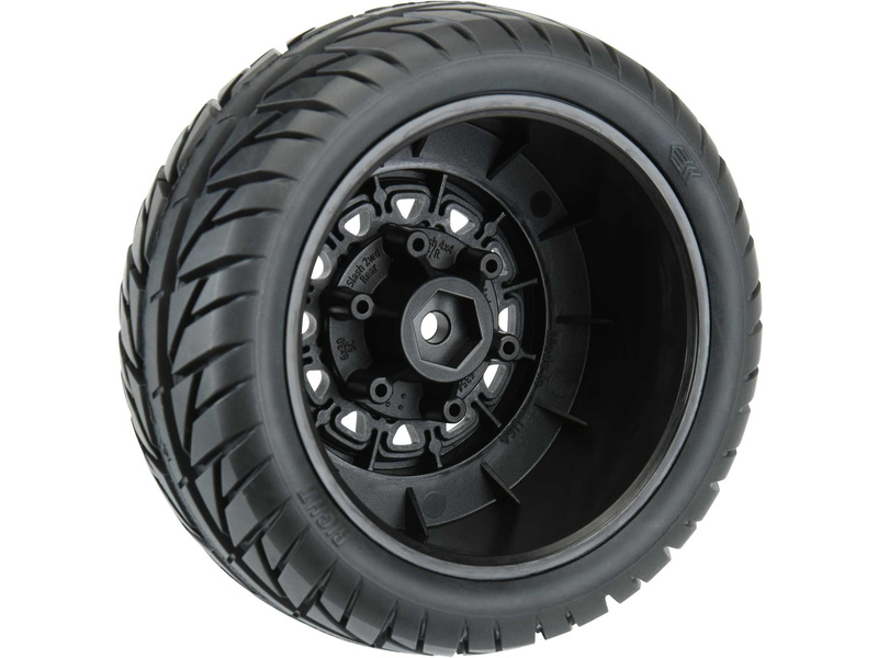 Pro-Line kolo 2.2/3.0", pneu Street Fighter, disk Raid H12 černý (2)