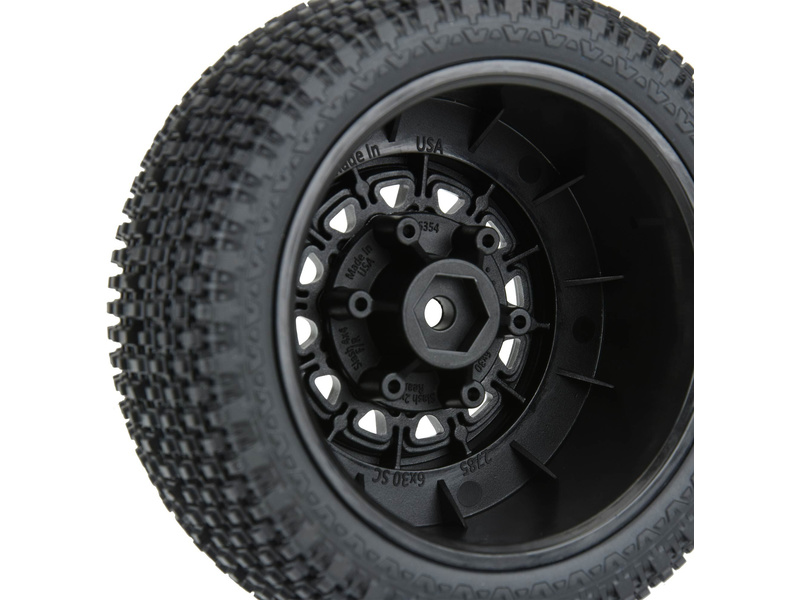 Pro-Line kolo 2.2/3.0", pneu Gladiator M2, disk Raid H12 černý (2)